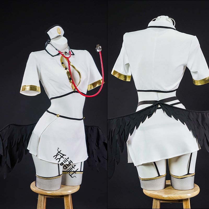 Kostum Cosplay OVERLORD Albedo - Anime Cosplay Albedo ulasan dan harga