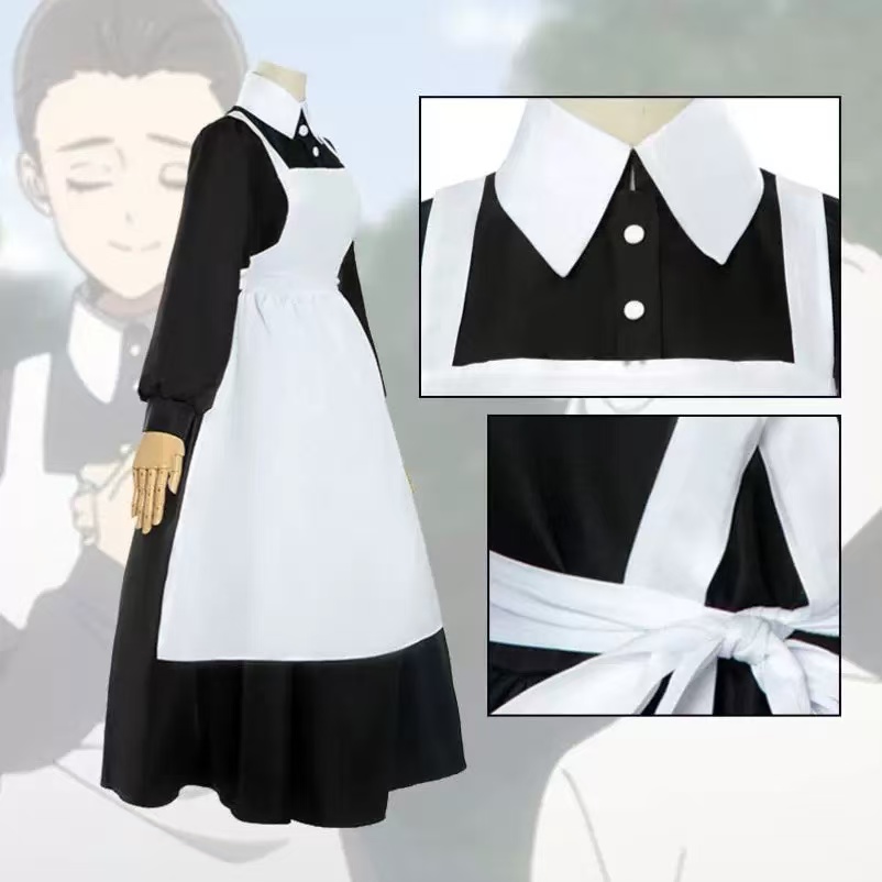Kostum Cosplay Ibu Isabella An - Anime Cosplay Maid ulasan dan harga