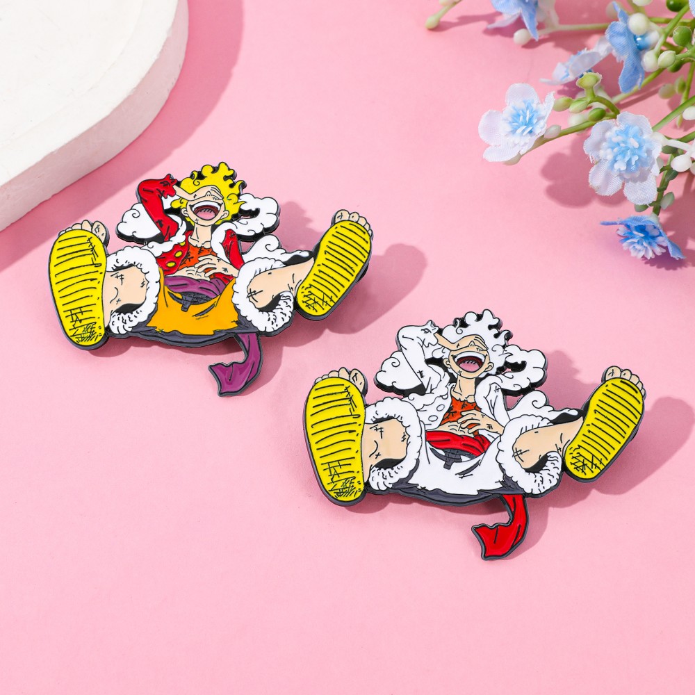 2 Buah Bros Anime, Pin Enamel  - Anime Cosplay Luffy ulasan dan harga
