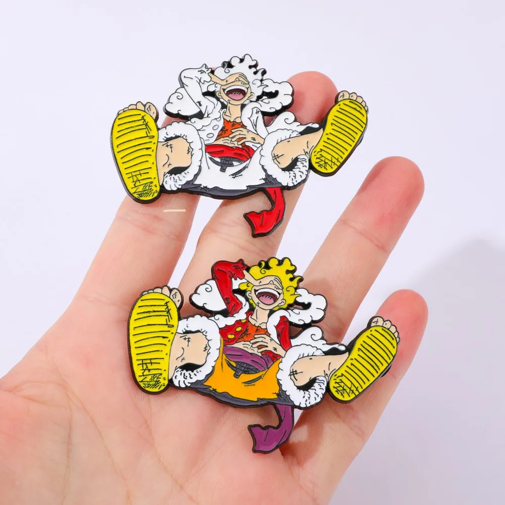 2 Buah Bros Anime, Pin Enamel  - Anime Cosplay Luffy ulasan dan harga
