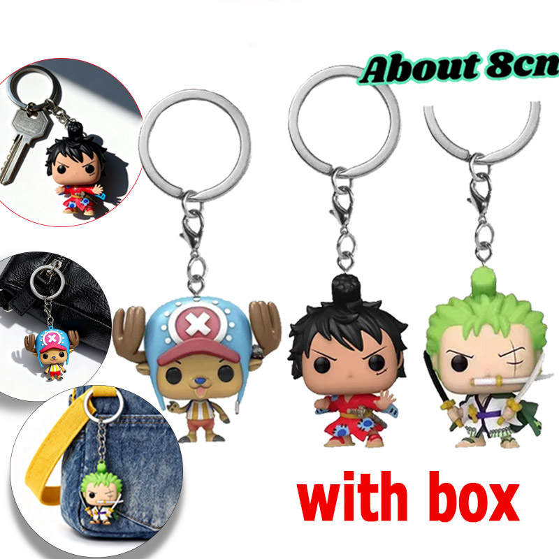 Gantungan Kunci Figur Anime Wa - Anime Cosplay Luffy ulasan dan harga